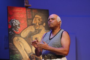 Herbert Siguenza as "Pablo Picasso." (Photo by Darren Scott)