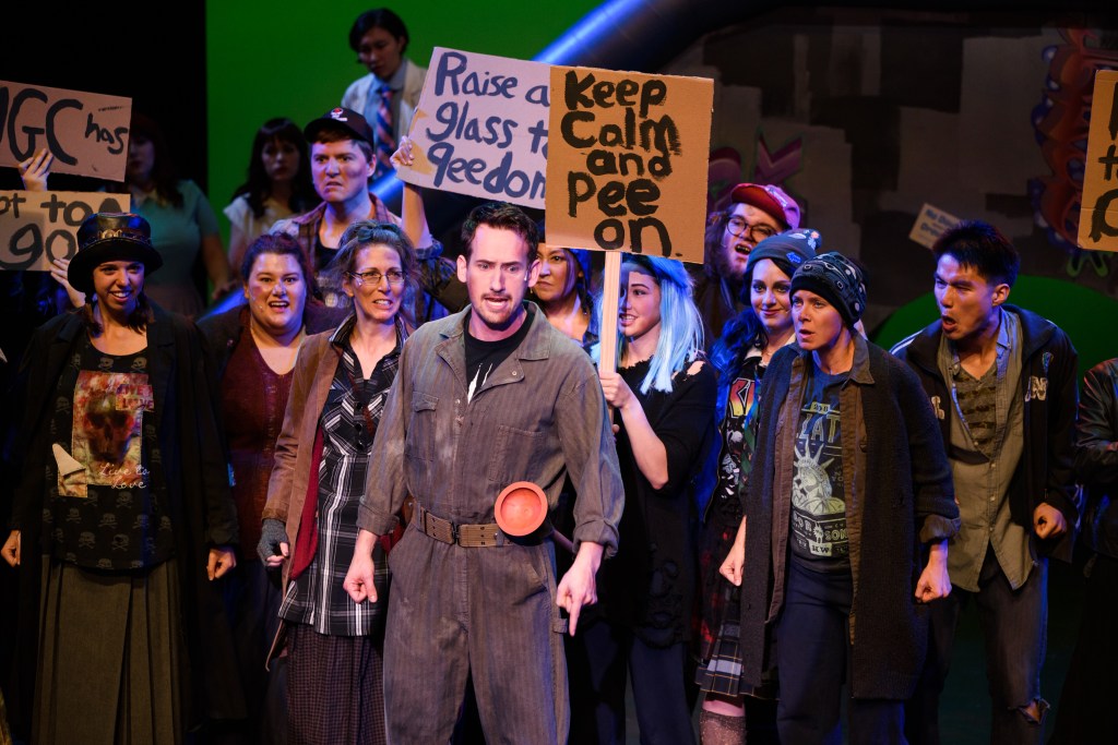 Review: Sunnyvale Players have themselves a potty in delightful ‘Urinetown’