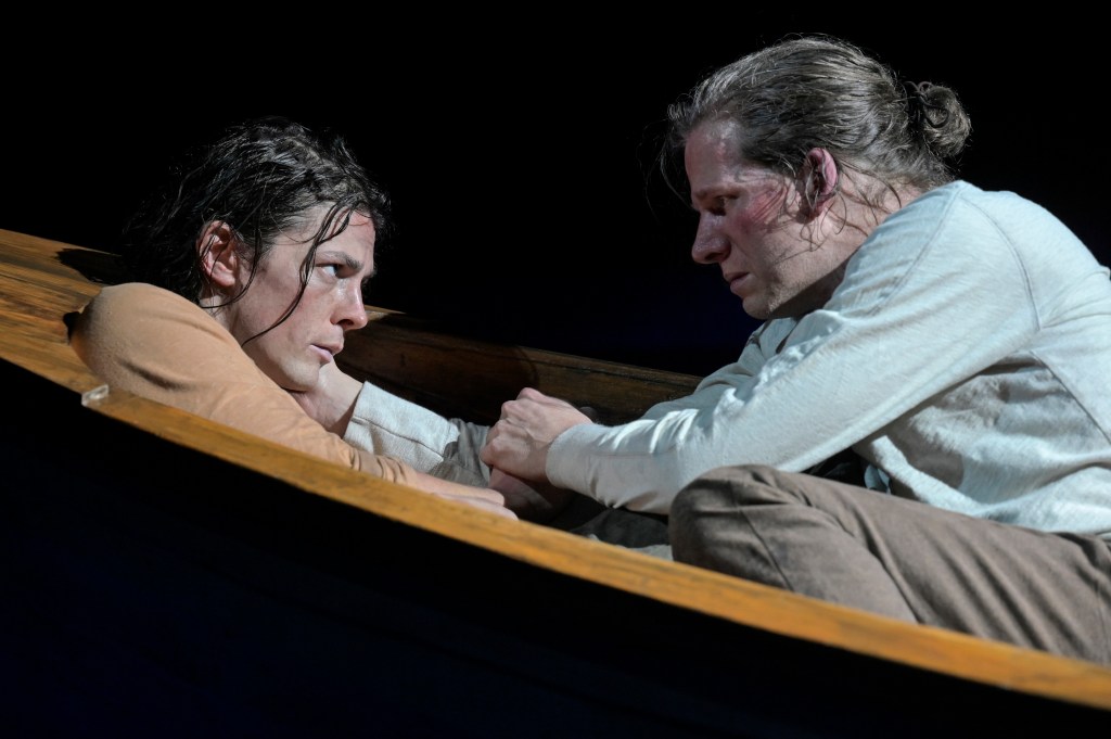 Review: Harrowing ‘Swept Away’ at Berkeley Rep navigates difficult choices on rough&nbsp;waters